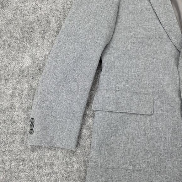 Vintage Levis Action Suit Blazer Mens 42R Gray Two Button Sta-Prest Jacket 70s - Picture 9 of 16